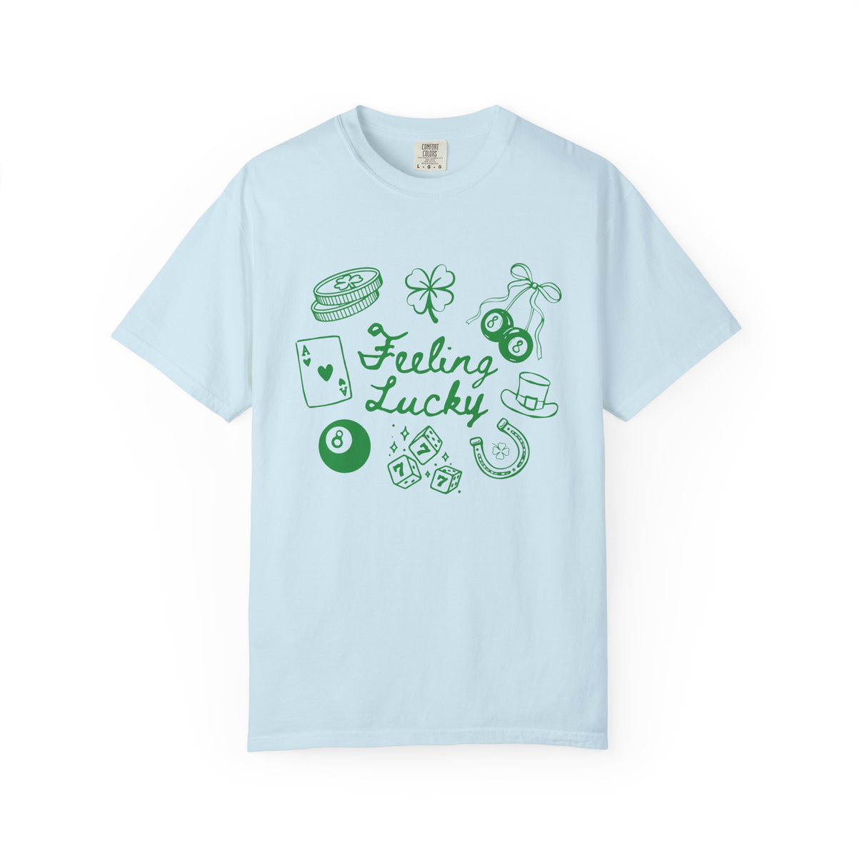 Feeling Lucky Good Luck Charms Graphic T-Shirt Unisex Short Sleeve Tee