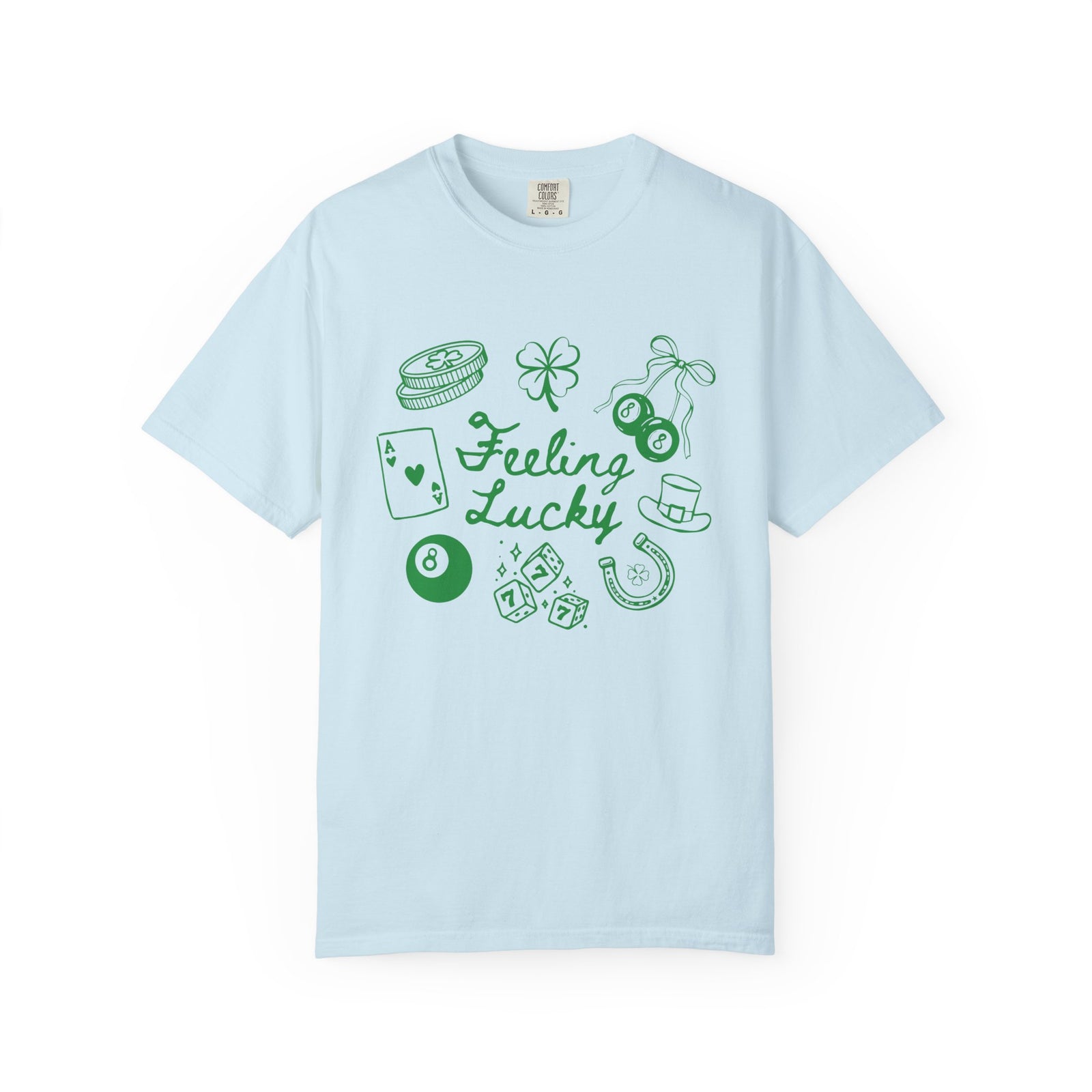 Feeling Lucky Good Luck Charms Graphic T-Shirt Unisex Short Sleeve Tee
