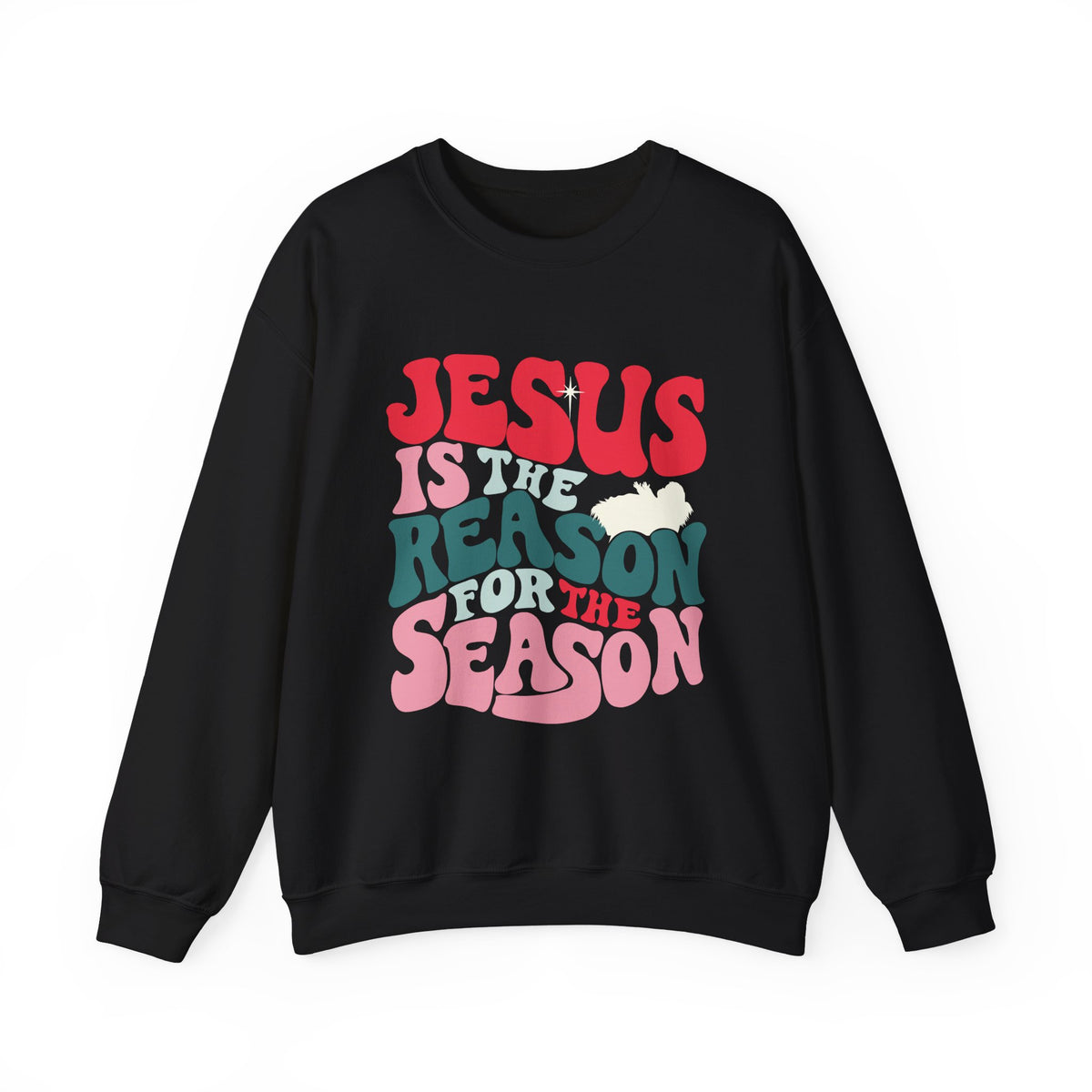 Jesus is the Reason Christmas Season Crewneck Unisex Sweatshirt