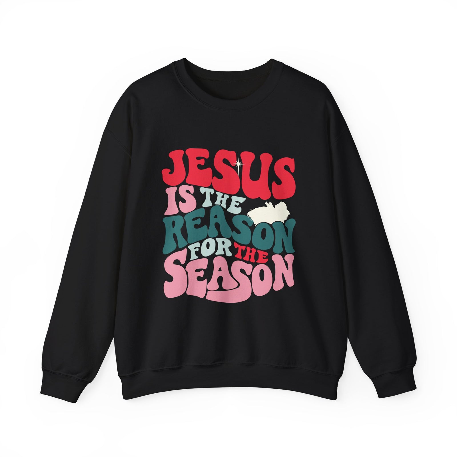 Jesus is the Reason Christmas Season Crewneck Unisex Sweatshirt