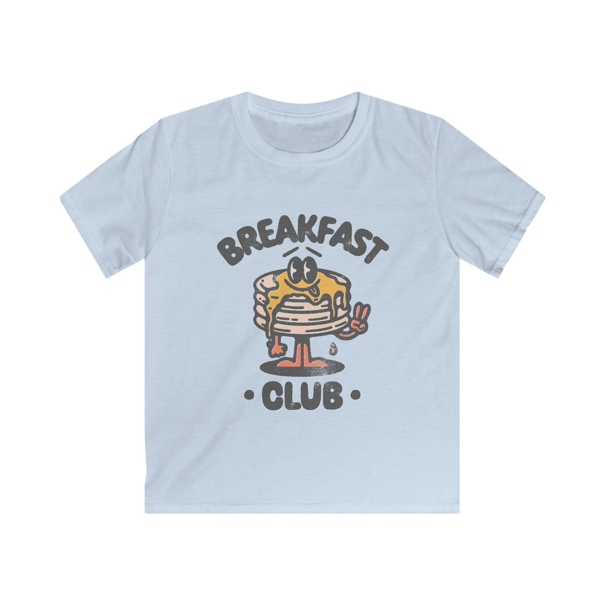 Breakfast Club Kids T‑Shirt — Cute Pancake Graphic Tee for Children