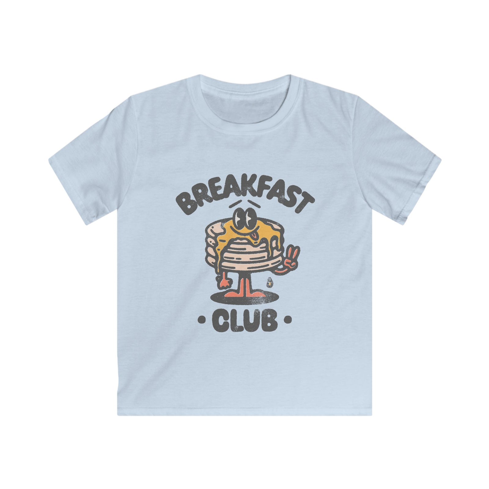 Breakfast Club Kids T‑Shirt — Cute Pancake Graphic Tee for Children