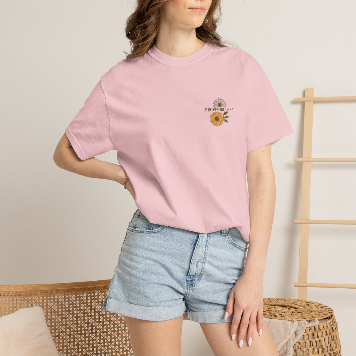 Kind Words are Like Honey T-Shirt Proverbs Bee Floral Tee