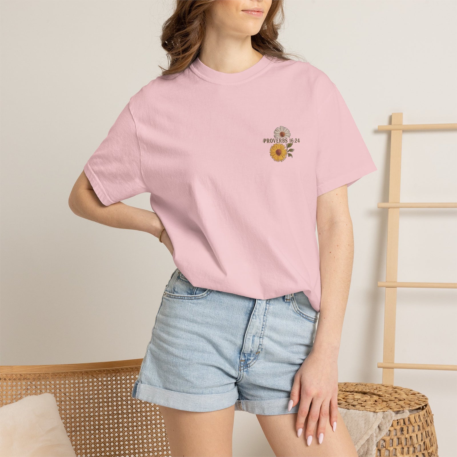 Kind Words are Like Honey T-Shirt Proverbs Bee Floral Tee