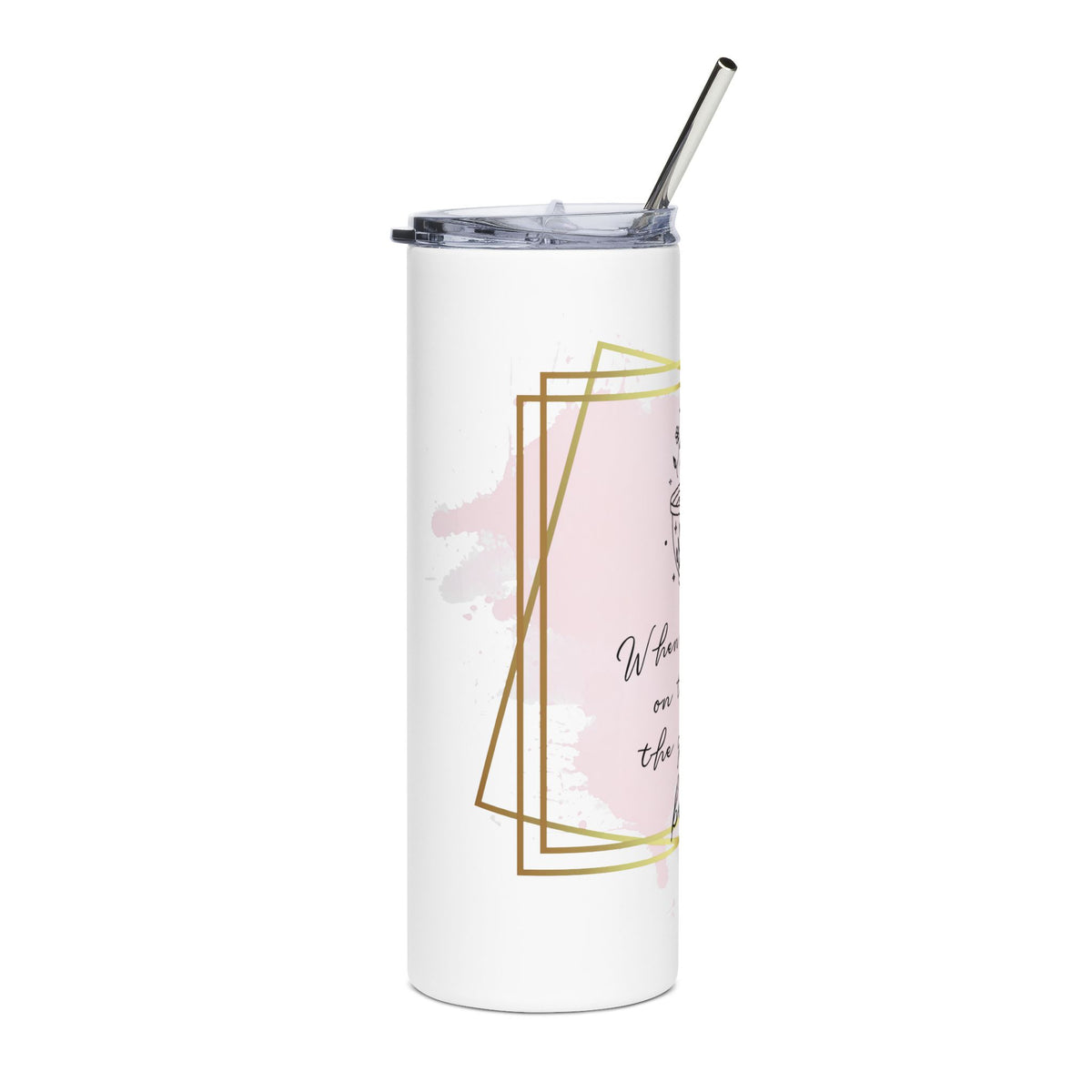 Focus on the Good 20oz Stainless Tumbler Insulated Inspirational Travel Cup - Sydney So Sweet
