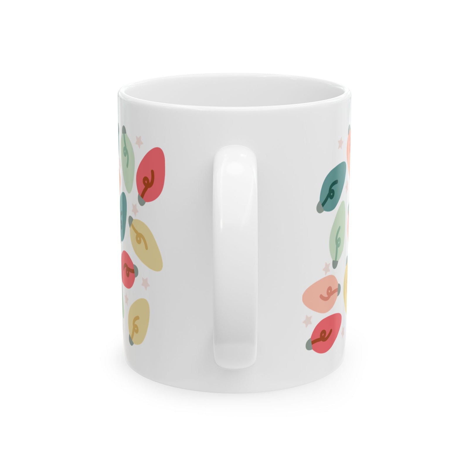 Bright Christmas Lights Ceramic Mug Coffee Cup (11oz & 15oz)