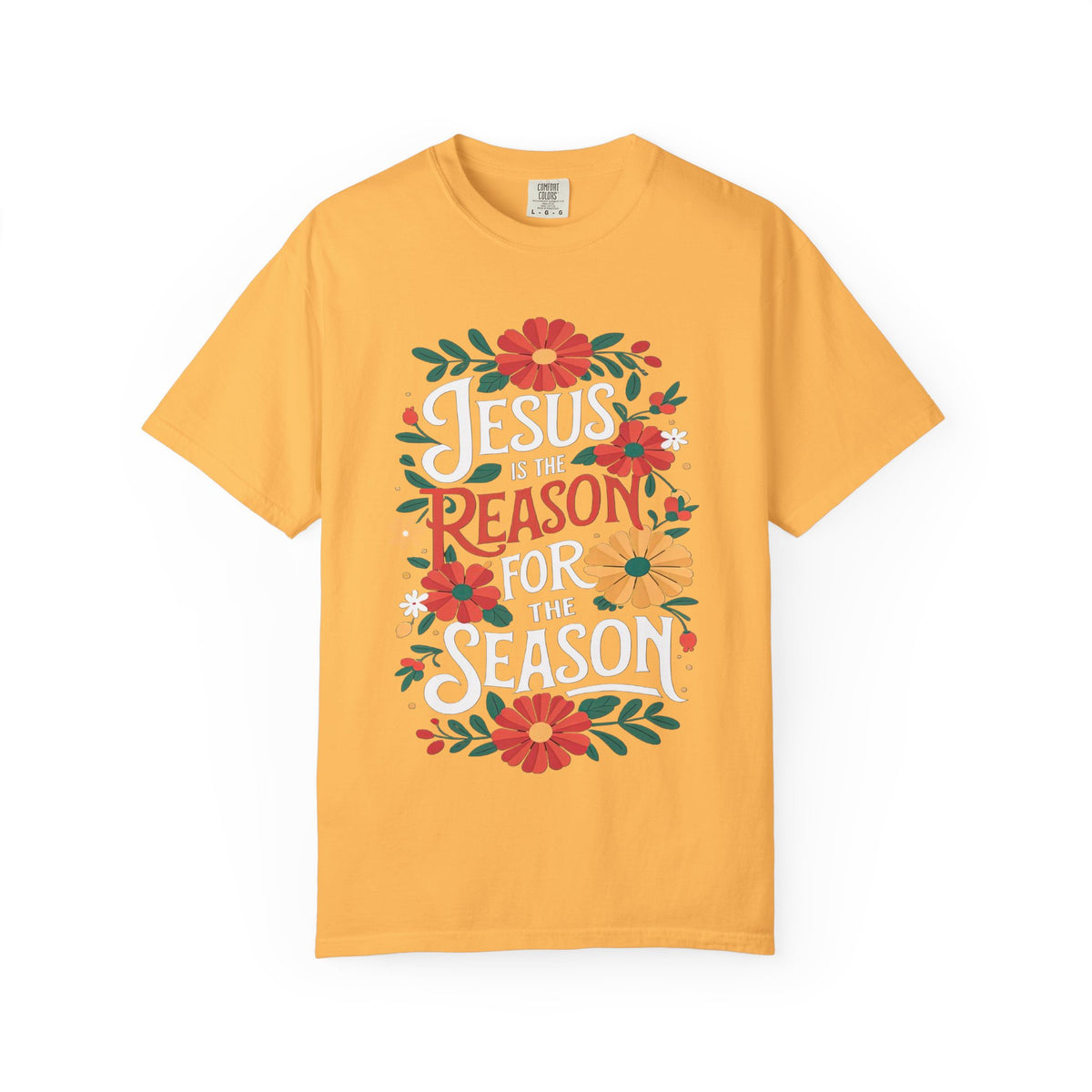 Jesus is the Reason for the Season Christmas T-Shirt Christian Graphic Tee