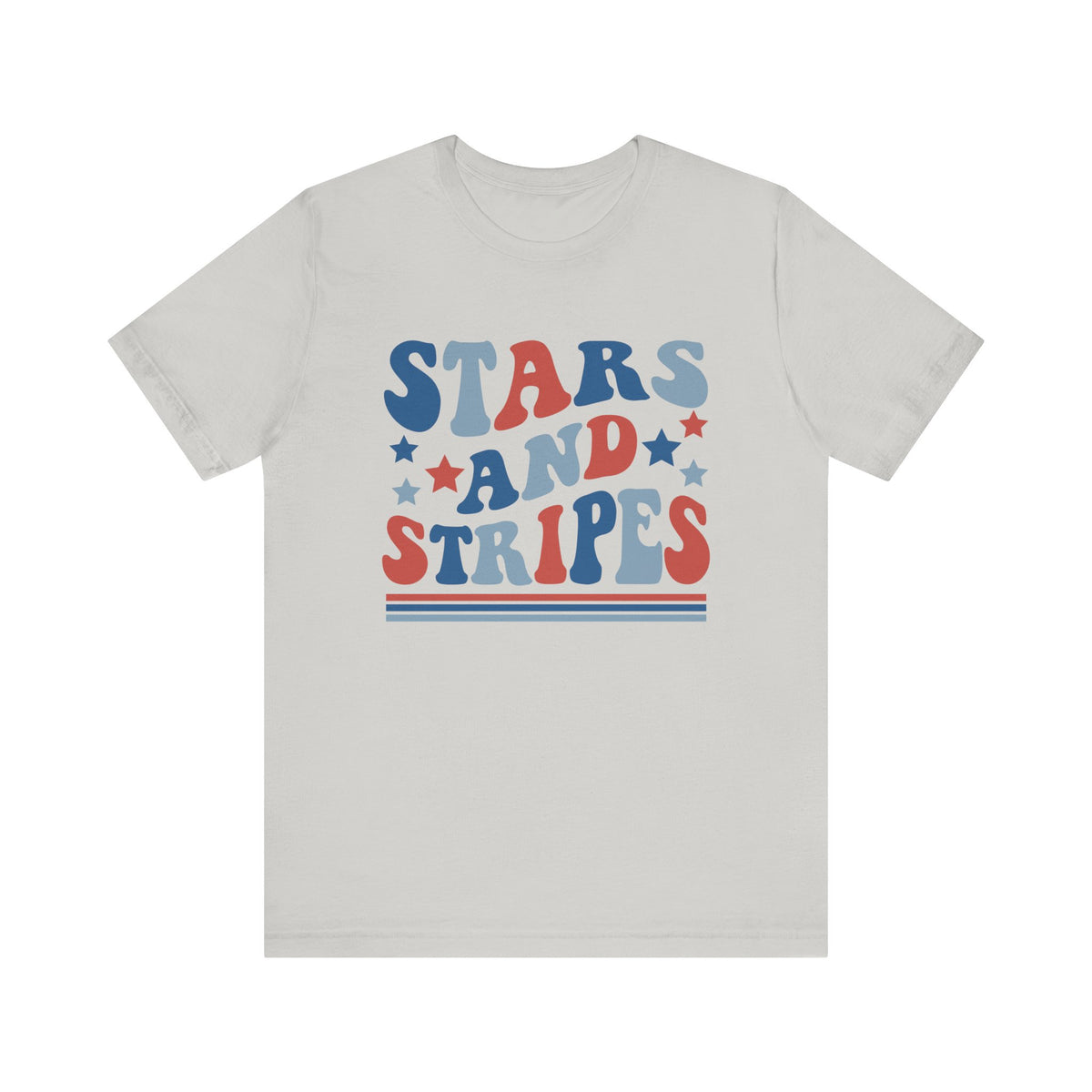Stars & Stripes Patriotic 4th of July Patriotic Graphic T-Shirt
