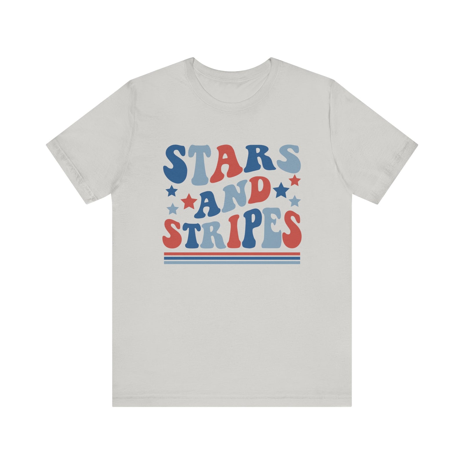 Stars & Stripes Patriotic 4th of July Patriotic Graphic T-Shirt
