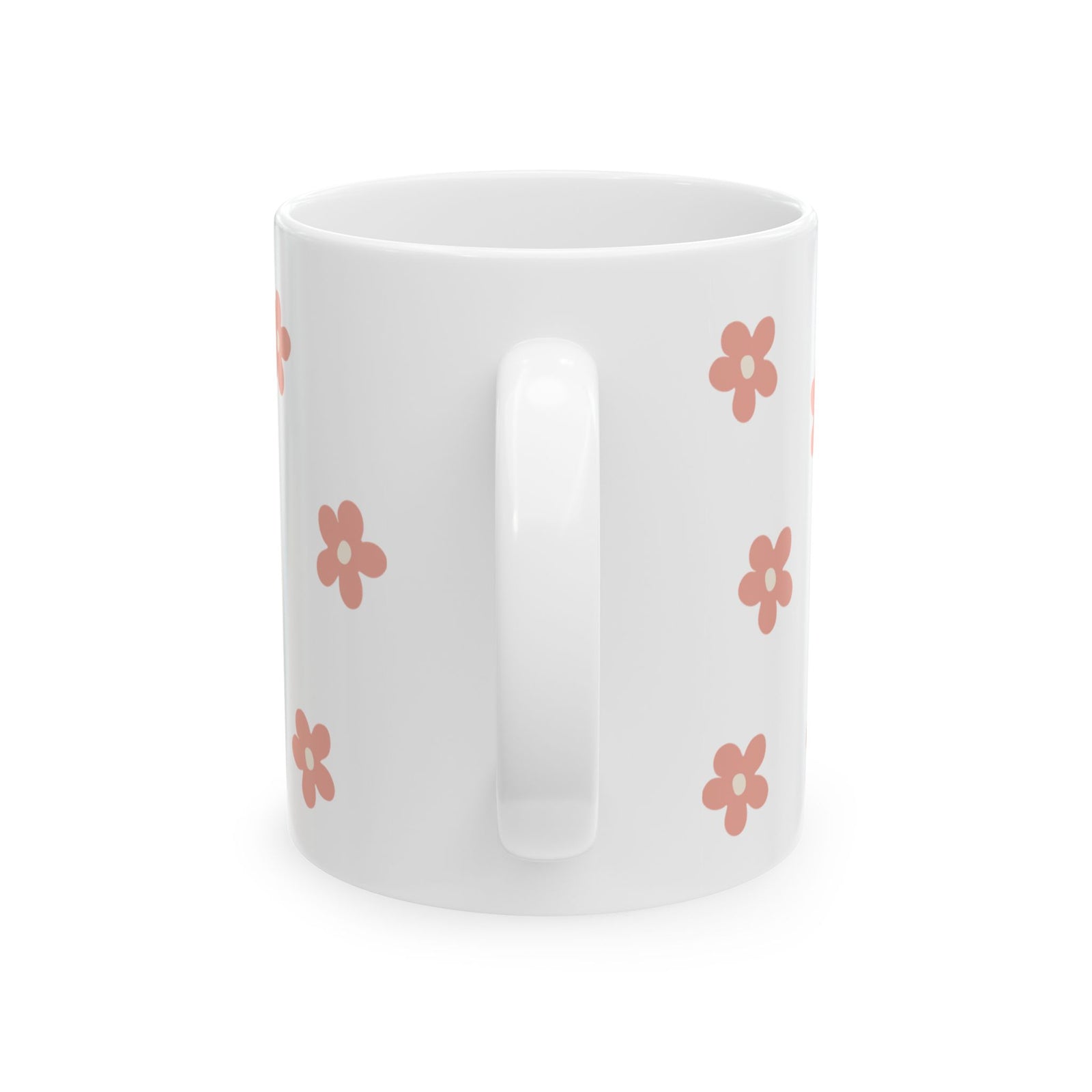 Faith Heart Floral Cute Ceramic Mug Coffee Cup (11oz & 15oz)