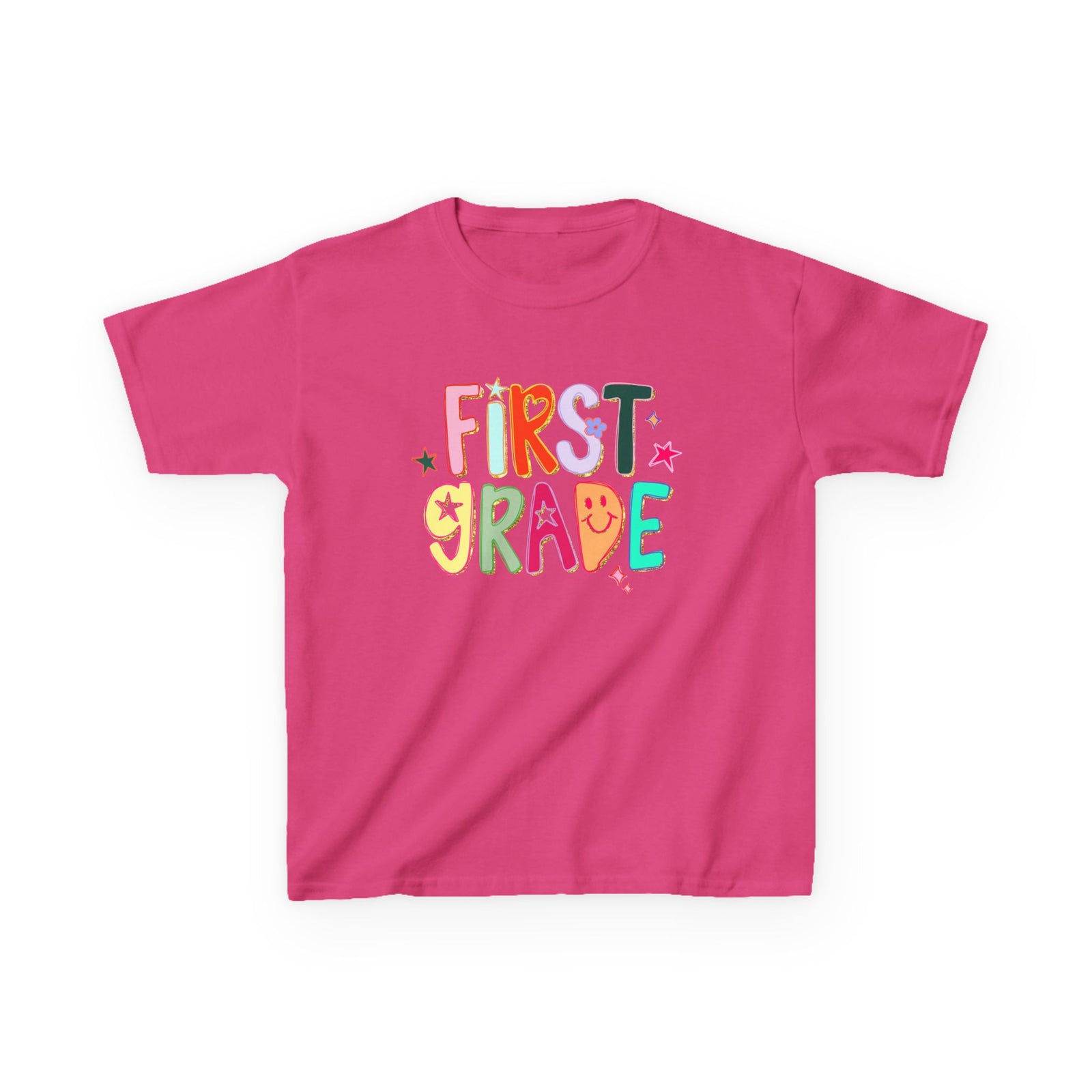 First Grade Kids T-Shirt Cute & Colorful Back to School 1st Grade Tee