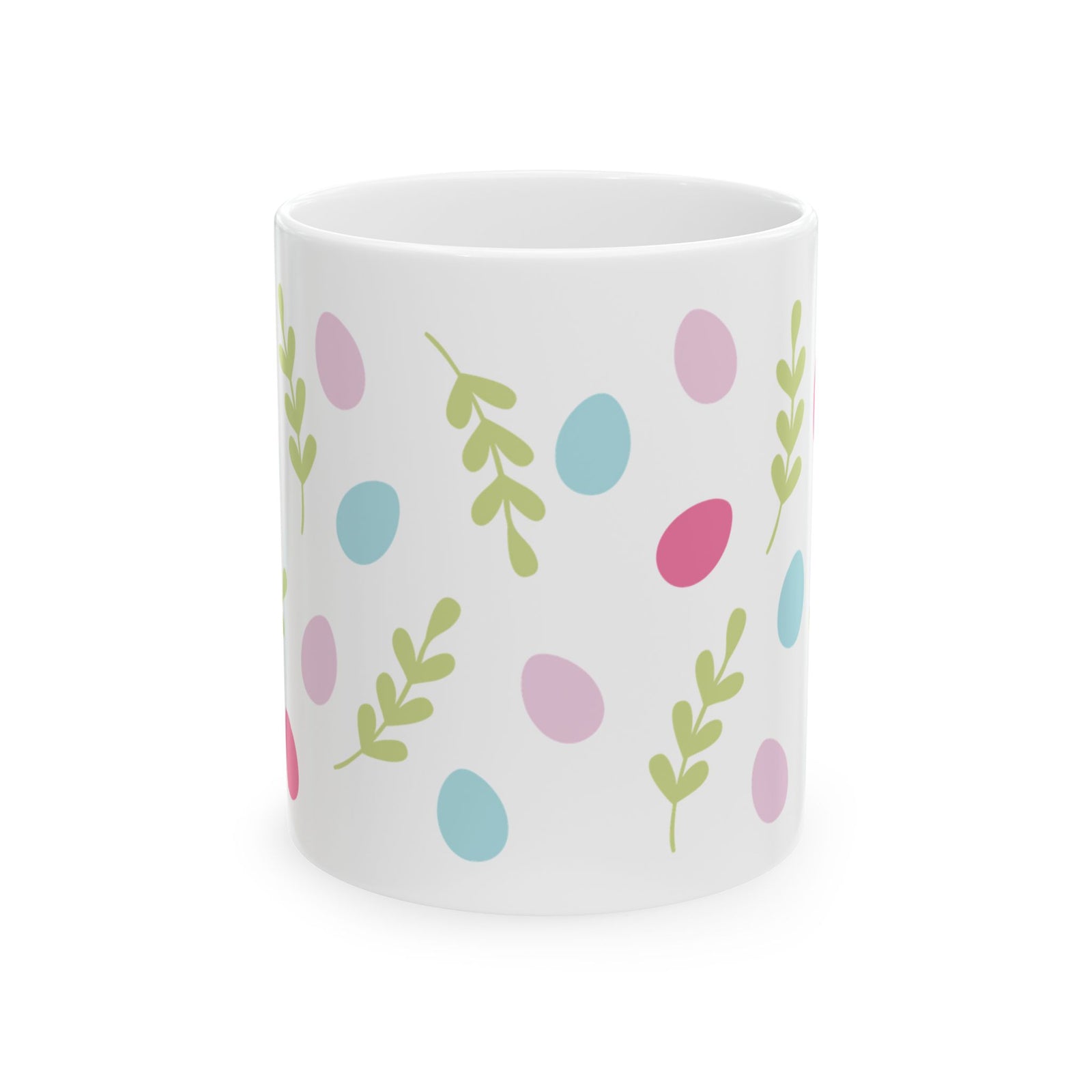 Egg Hunt Cute Ceramic Mug Coffee Cup (11oz & 15oz)