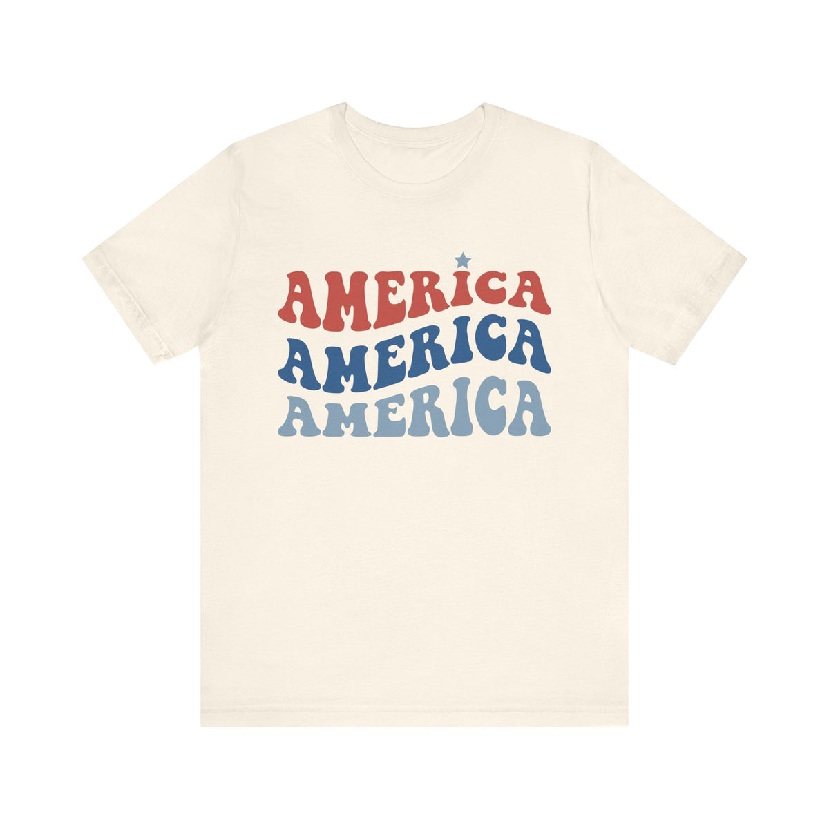 America America Retro Tee Patriotic 4th of July T-Shirt