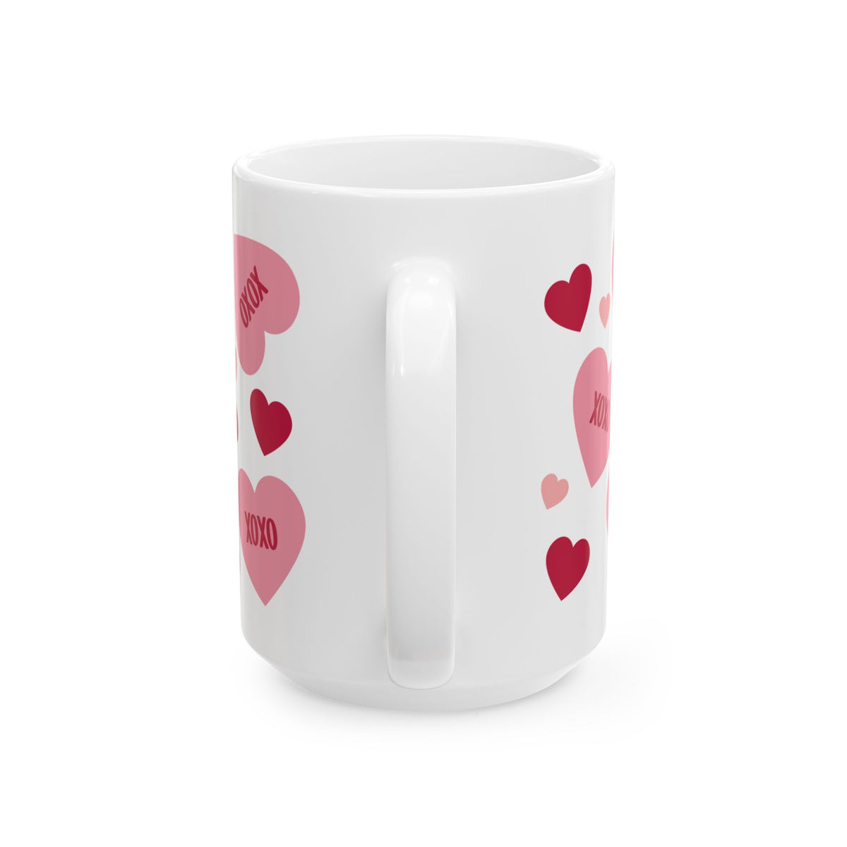 XOXO Hearts Mug — Cute Valentine’s Day Coffee Cup (11oz & 15oz) - Sydney So Sweet