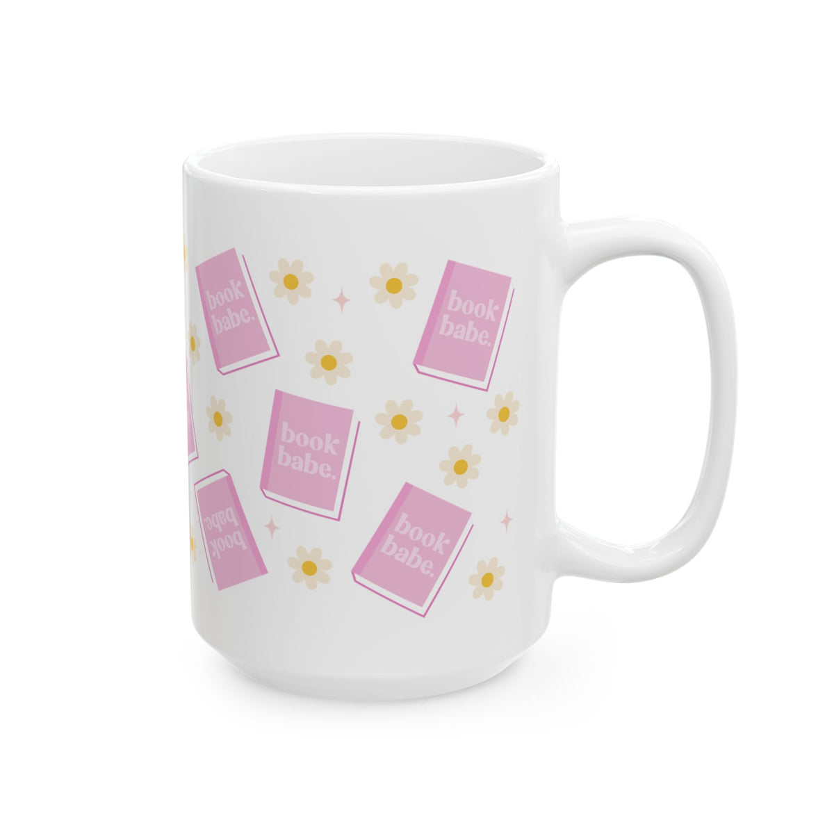 Book Babe Cute Ceramic Mug Coffee Cup (11oz & 15oz) - Sydney So Sweet