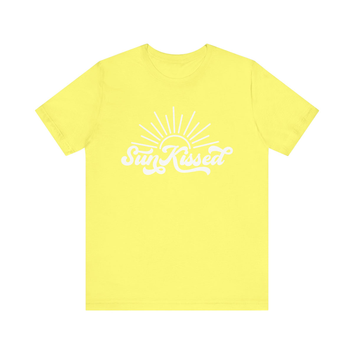 Sunkissed Yellow Women's Jersey Short Sleeve Graphic Tee