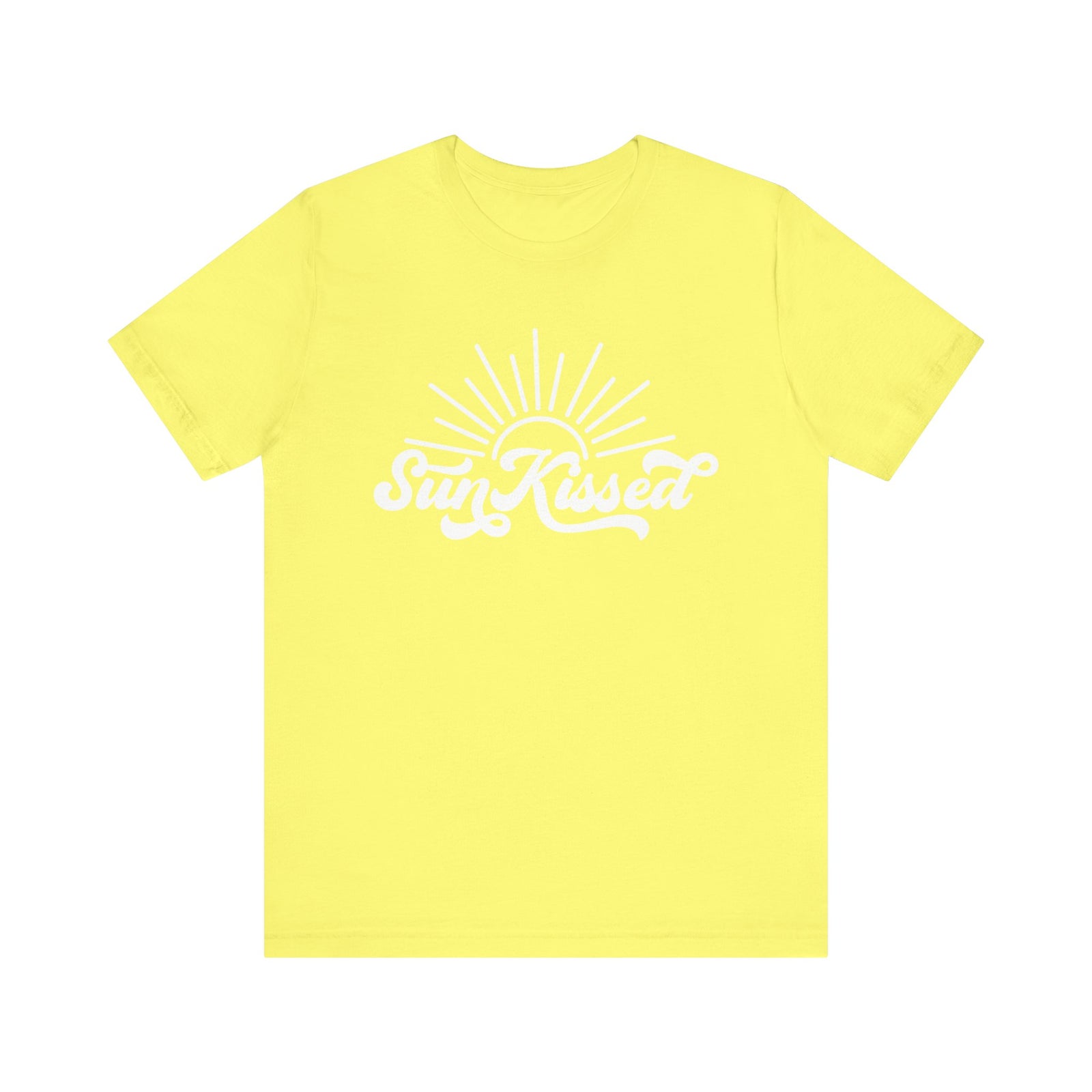 Sunkissed Yellow Women's Jersey Short Sleeve Graphic Tee