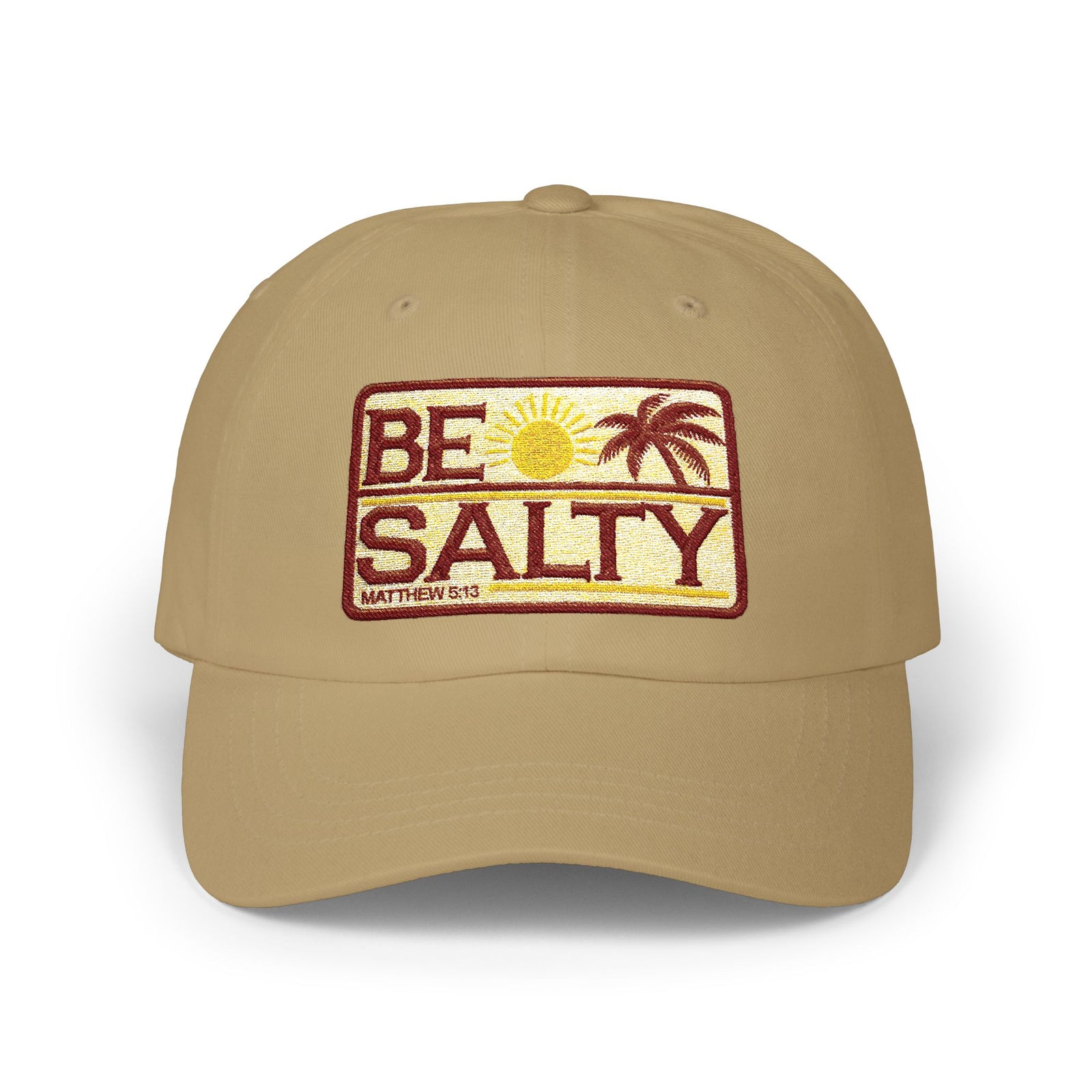 Be Salty Matthew 3:14 Embroidered Patch Dad Hat