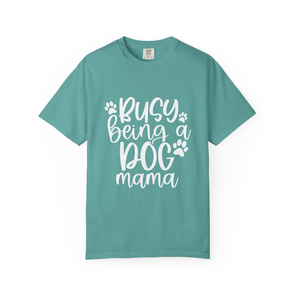 Busy Being a Dog Mama T-Shirt Cute Dog Lover Graphic Tee