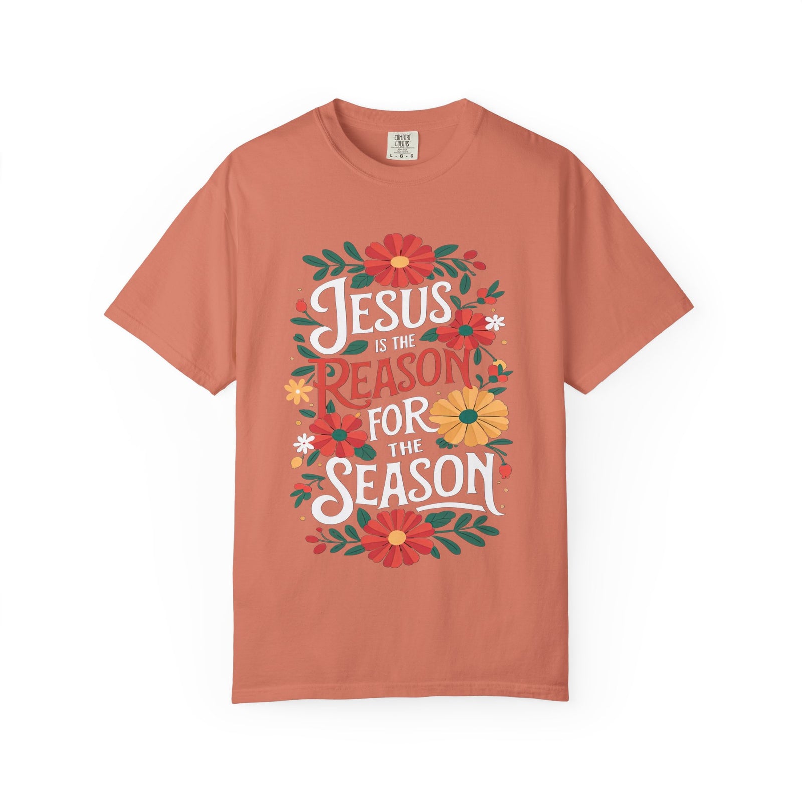 Jesus is the Reason for the Season Christmas T-Shirt Christian Graphic Tee