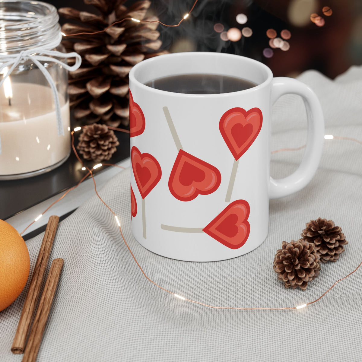 Heart Sucker for You Mug — Cute Valentine’s Day Coffee Cup (11oz & 15oz) - Sydney So Sweet