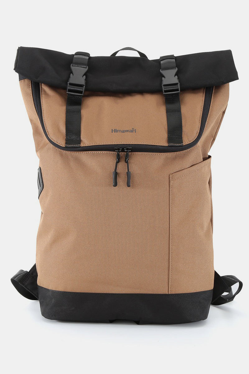 Himawari Contrast Waterproof Canvas Backpack Bag - Sydney So Sweet