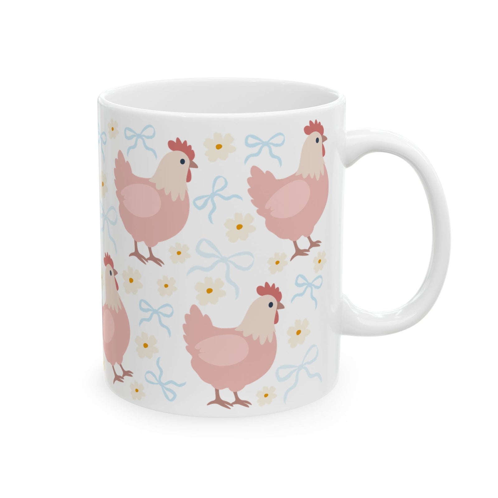 Coquette Chicken Cute Mug Coffee Cup (11oz & 15oz) - Sydney So Sweet