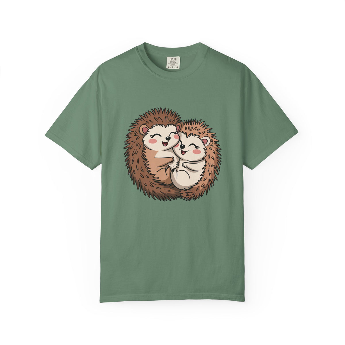 Hedgehog Hug Graphic T-Shirt Unisex Short Sleeve Tee - Sydney So Sweet
