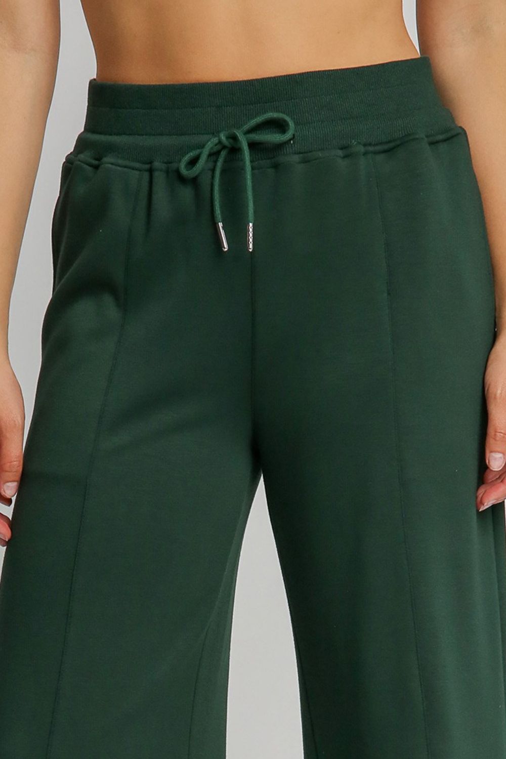 Umgee Full Size Drawstring Wide Leg Pants with Pockets - Sydney So Sweet