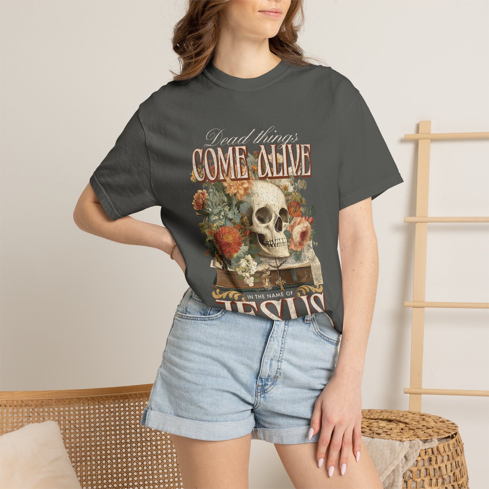 Come Alive in the Name of Jesus Graphic T-Shirt Christian Graphic Tee