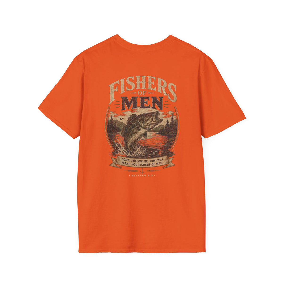 I Will Make You Fishers of Men T-Shirt Christian Men's Outdoor Tee