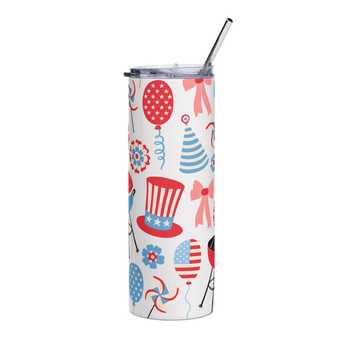 Coquette American Patriotic 20oz Stainless Steel Tumbler Insulated Travel Cup