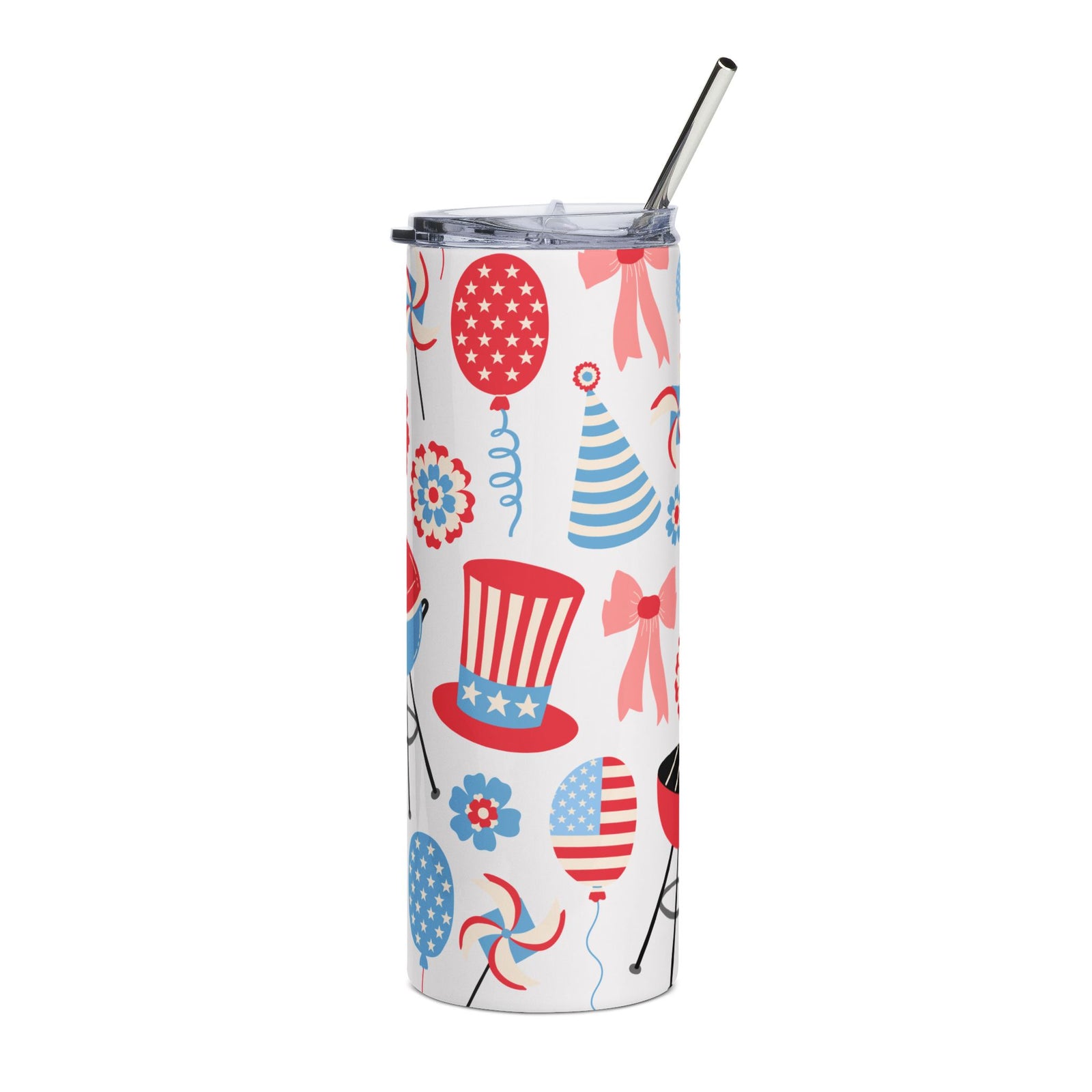 Coquette American Patriotic 20oz Stainless Steel Tumbler Insulated Travel Cup