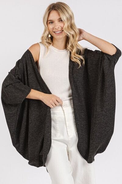 Mittoshop Open Front Batwing Sleeve Cardigan - Sydney So Sweet