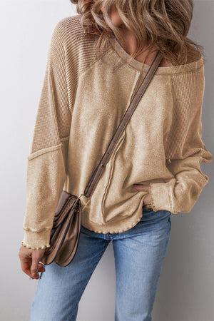 Round Neck Long Sleeve Sweatshirt - Sydney So Sweet