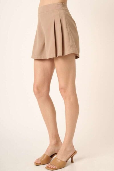 Mittoshop Side Invisible Zipper Pleated Shorts - Sydney So Sweet