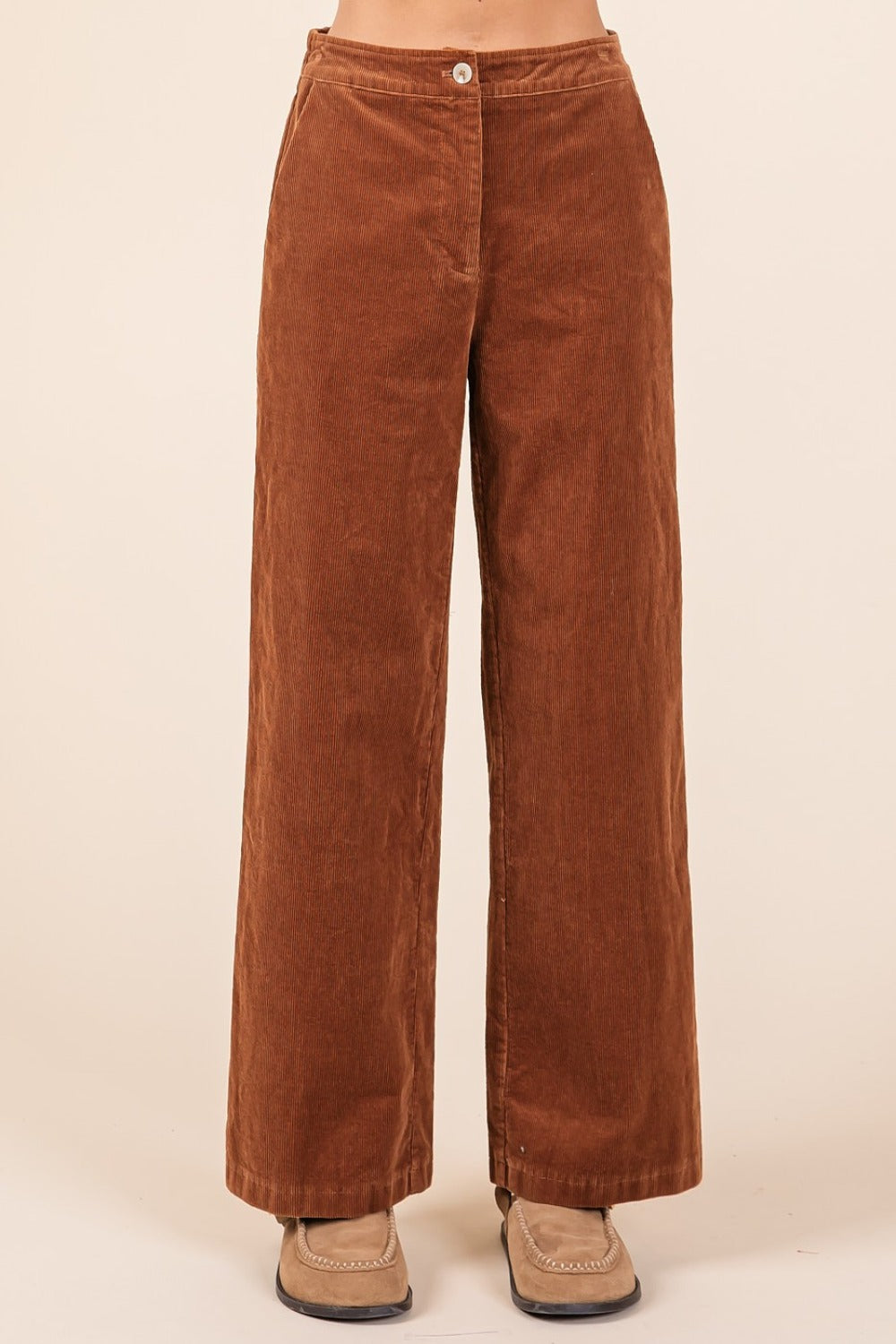 Mittoshop Corduroy Back Elastic Waist Pants - Sydney So Sweet