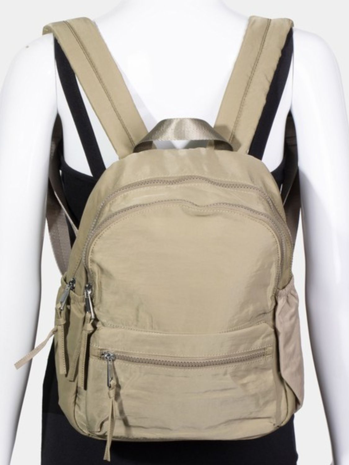 Fame Nylon Multi Pocket Backpack Bag - Sydney So Sweet