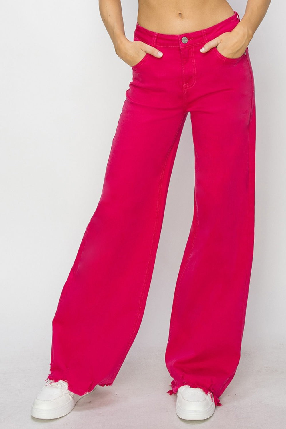 RISEN High Rise Wide Leg Jeans - Sydney So Sweet