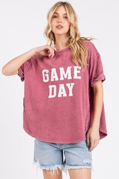 Mittoshop GAME DAY Round Neck Short Sleeve T-Shirt - Sydney So Sweet
