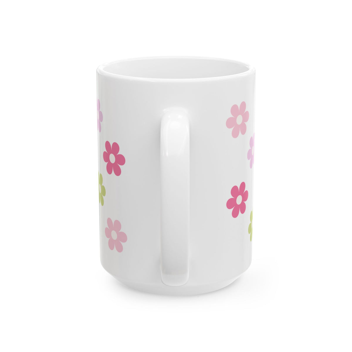 Ceramic Mug — "Out Here Being Blessed" Floral Coffee Cup (11oz & 15oz)
