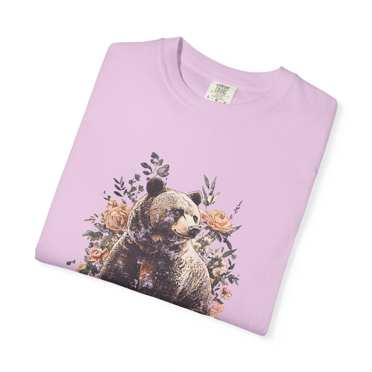 How Great is Thy Faithfulness T-Shirt Grizzly Bear Christian Distressed Tee