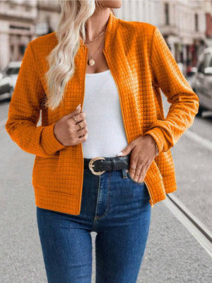 Zip Up Long Sleeve Jacket - Sydney So Sweet