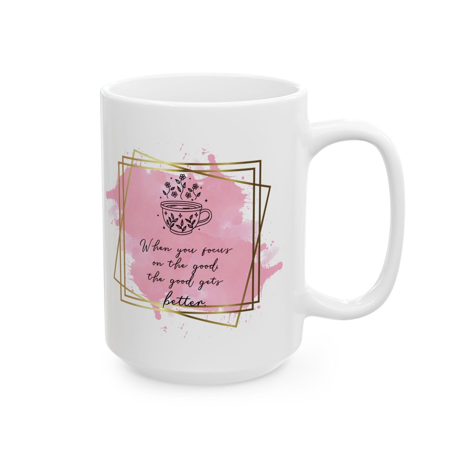 Focus on the Good Inspirational Mug Coffee Cup (11oz & 15oz) - Sydney So Sweet