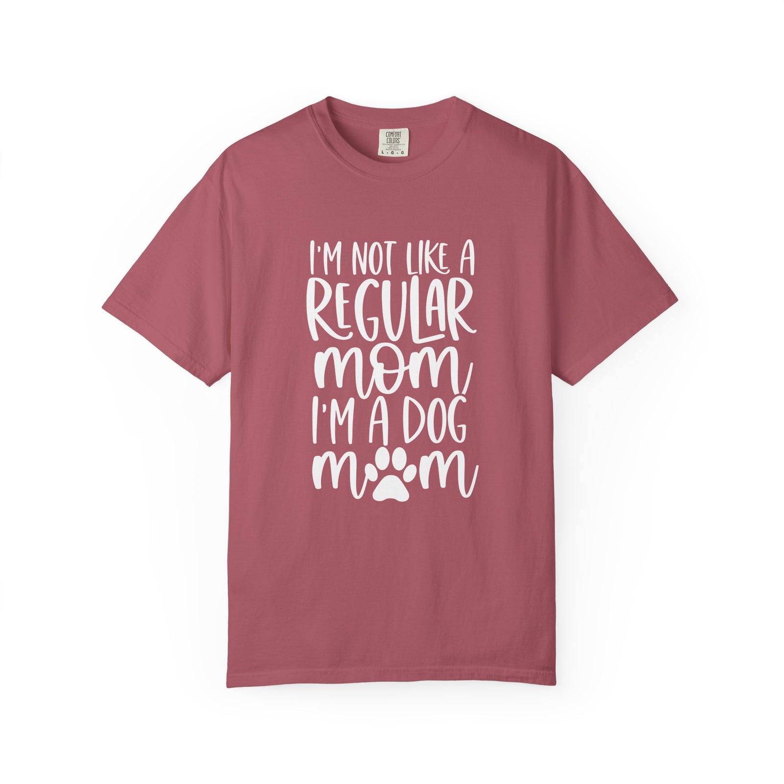Not a Regular Mom I'm a Dog Mom T-Shirt Cute Graphic Tee