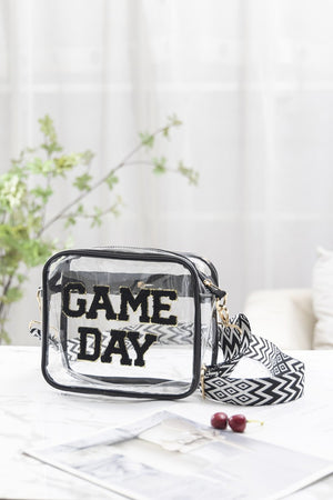 Zenana GAME DAY Stadium Approved Transparent Crossbody Bag - Sydney So Sweet