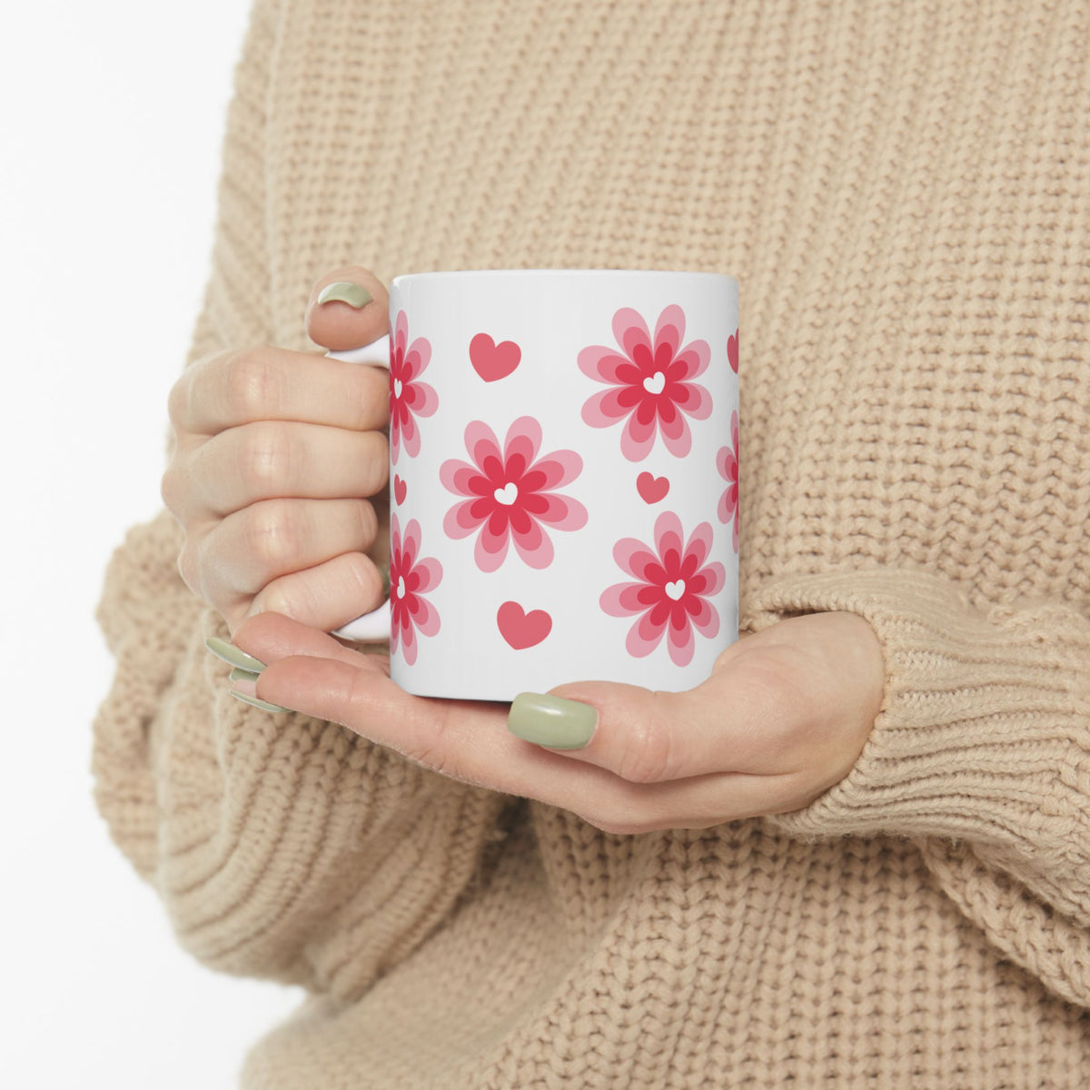 Love Bloom Mug — Cute Valentine’s Day Coffee Cup (11oz & 15oz) - Sydney So Sweet
