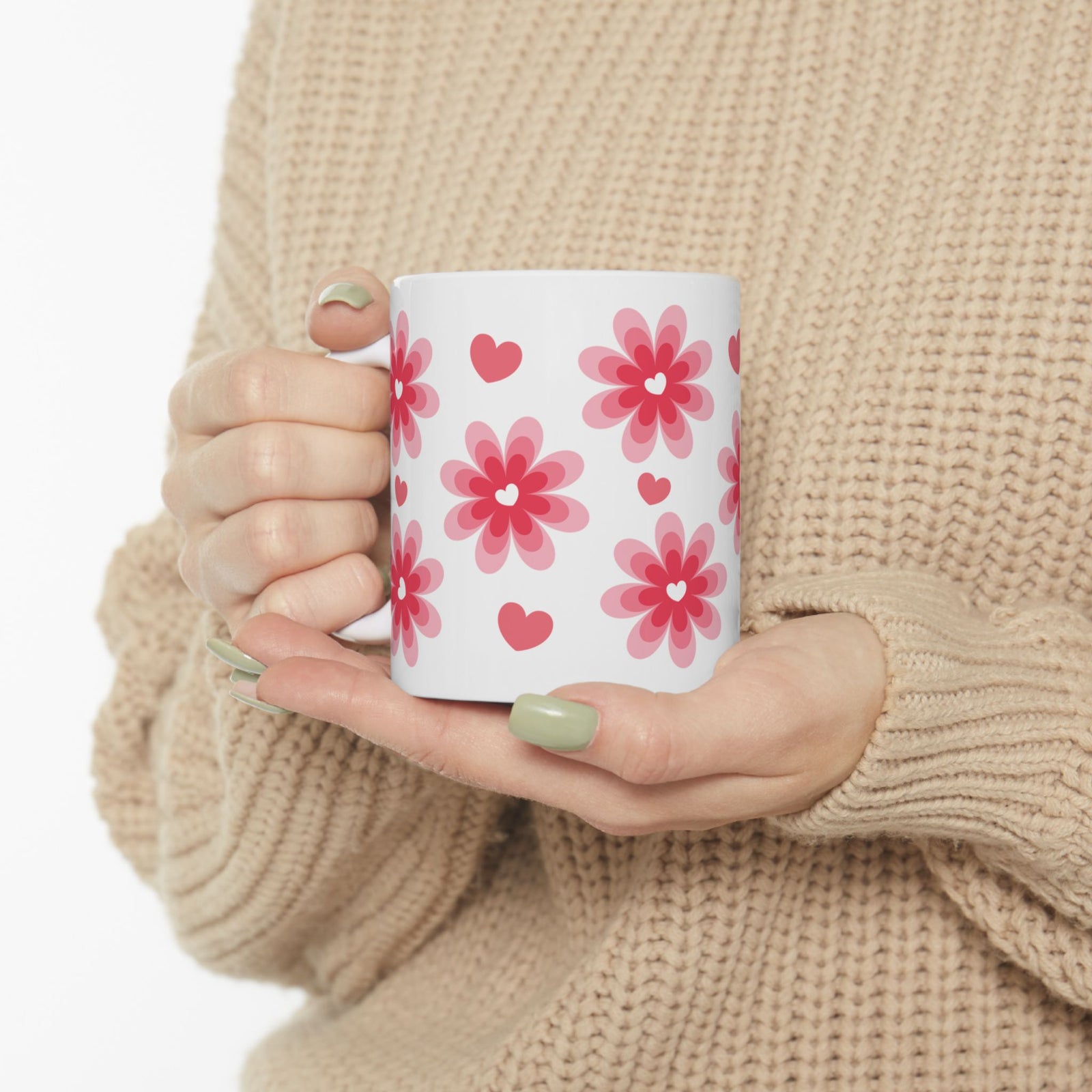 Love Bloom Mug — Cute Valentine’s Day Coffee Cup (11oz & 15oz) - Sydney So Sweet