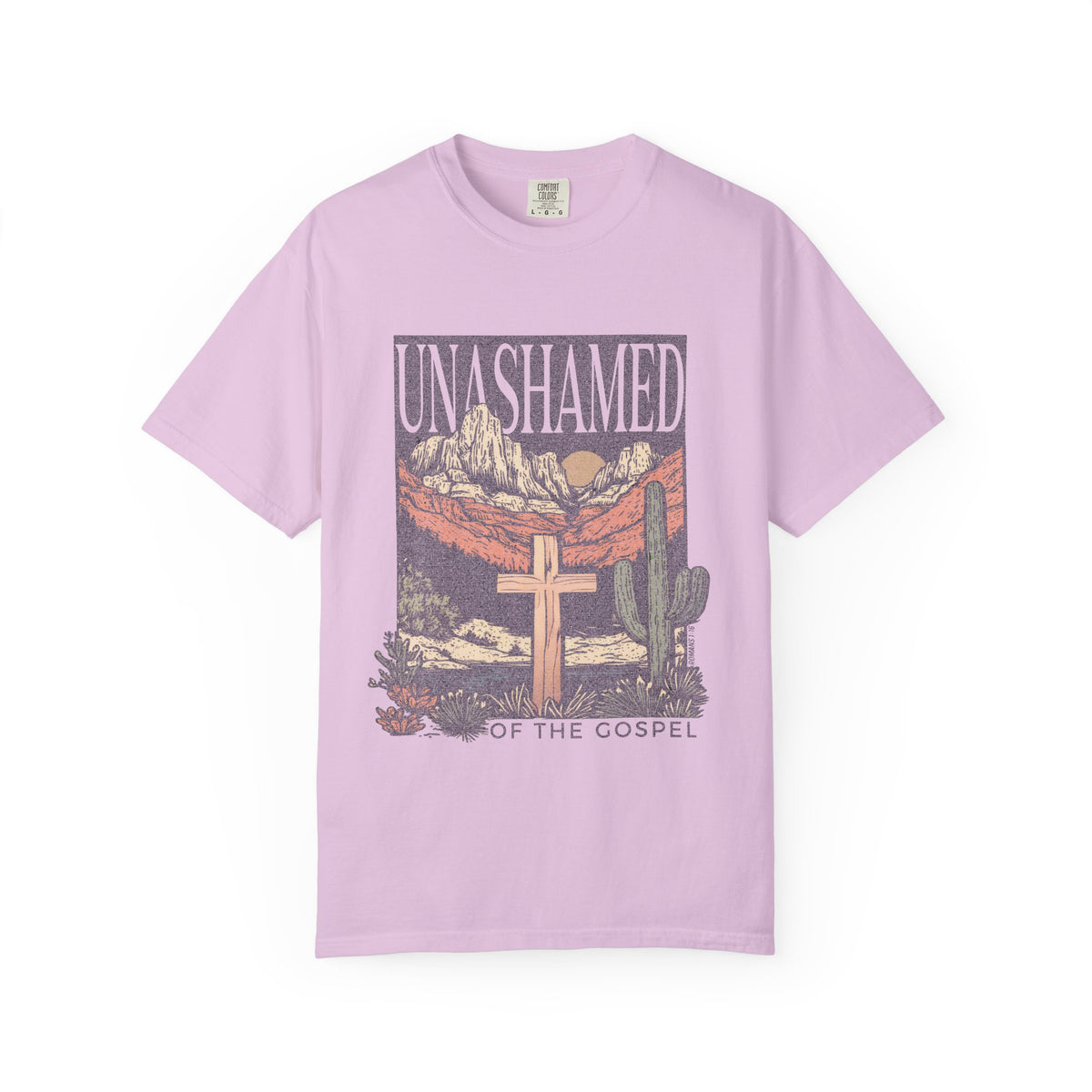 Unashamed of the Gospel T‑Shirt Distressed Desert Christian Tee