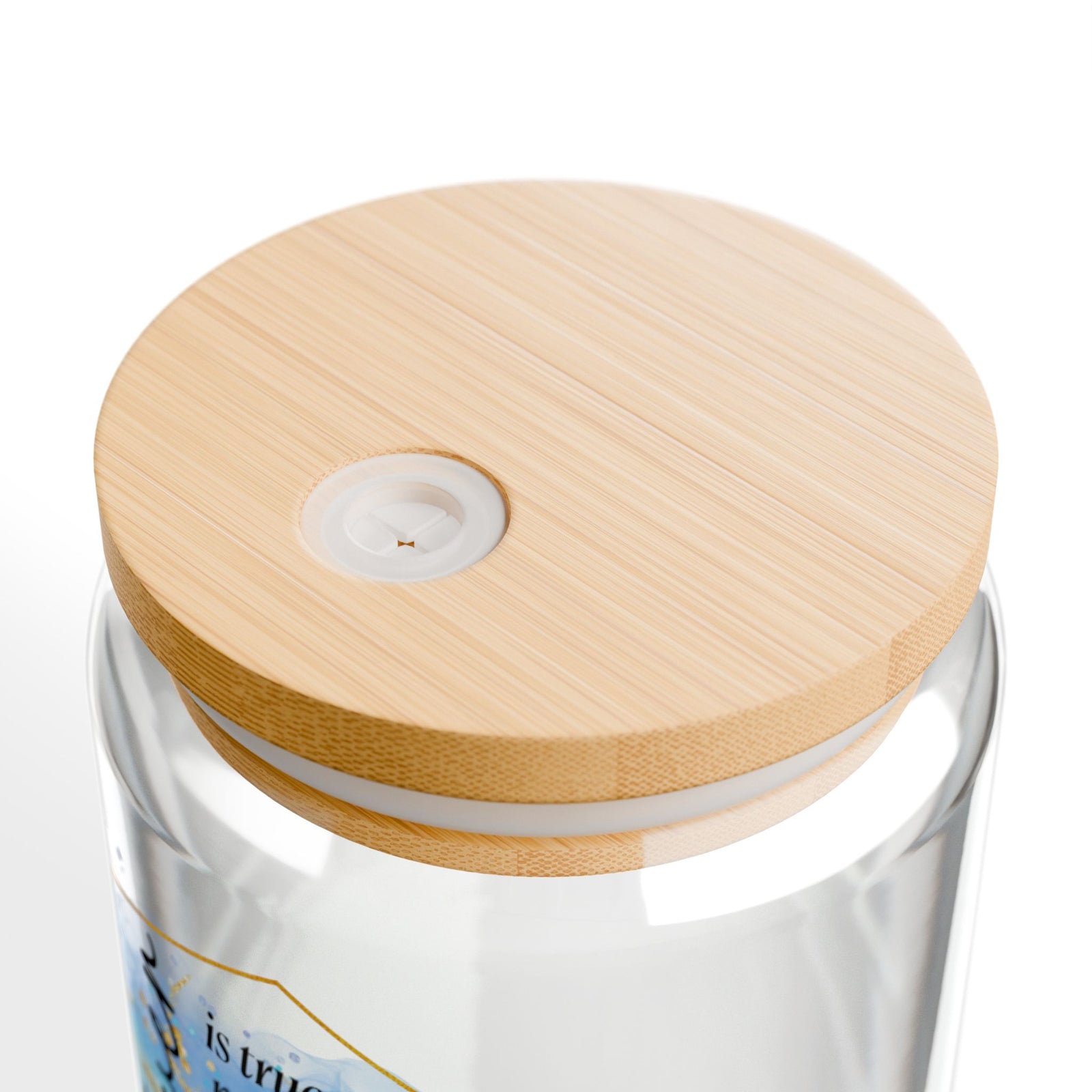 Think on these Things Philippians 4:8 Christian Tumbler Sipper Glass 16oz — Reusable Drink Jar with Lid & Straw